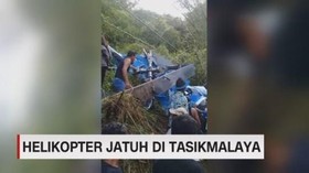 Helikopter Jatuh di Tasikmalaya