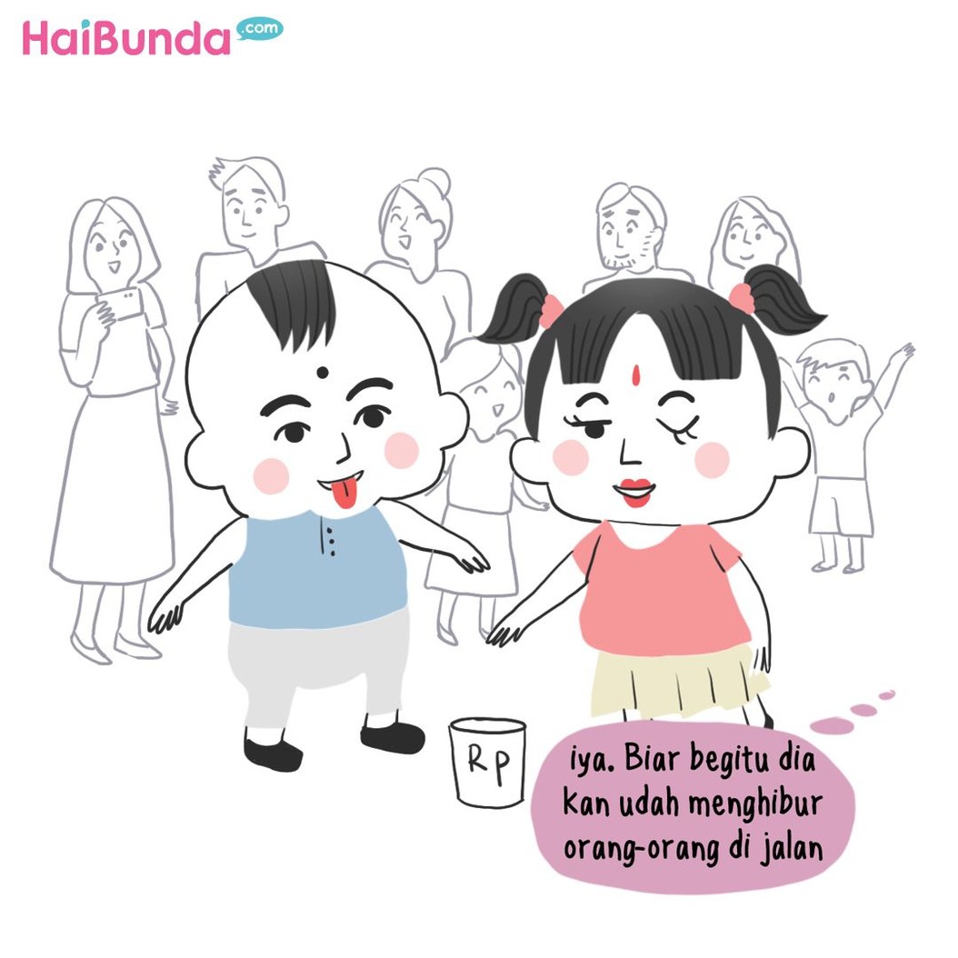 Waduh, kok cita-cita si kakak agak absurd ya? Si kecil pernah menyampaikan cita-citanya yang agak 'ajaib' enggak, Bun? Apa tuh?