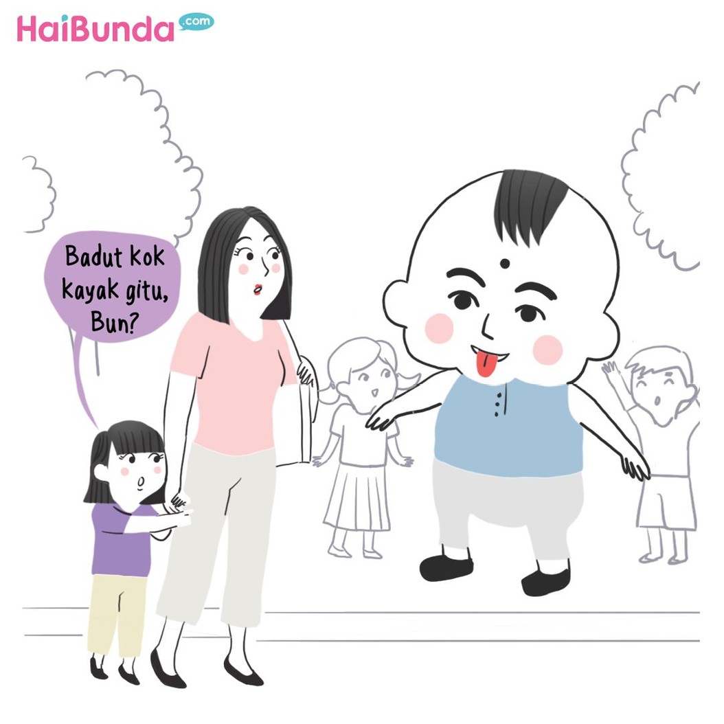 Waduh, kok cita-cita si kakak agak absurd ya? Si kecil pernah menyampaikan cita-citanya yang agak 'ajaib' enggak, Bun? Apa tuh?