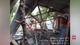 VIDEO: Rumah Warga Rusak Akibat Gempa Lombok