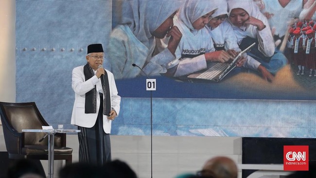Ma'ruf Amin menyatakan jika terpilih dalam Pilpres 2019, ia akan mengembangkan startup baru. Sampai 2024 ia memperkirakan 3.500 startup terbentuk.