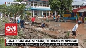 Banjir Bandang Landa Sentani, 50 Orang Meninggal