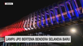 Lampu JPO Bertema Bendera Selandia Baru