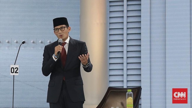 Calon Wakil Presiden Sandiaga Uno berjanji jika terpilih dalam Pemilihan Presiden 2019 ia akan menurunkan 2 juta pengangguran di usia muda. 