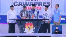 Pengundian Materi Kandidat Cawapres