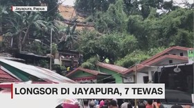 Longsor di Jayapura, 7 Tewas