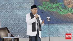 Debat Cawapres, Ma'ruf Banggakan Infrastruktur Langit Jokowi