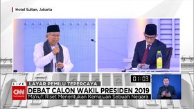 VIDEO: Badan Riset Ma'ruf Amin Dikritik Sandiaga Uno