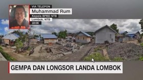 Gempa & Longsor Landa Lombok