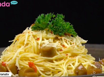 Resep Spaghetti Aglio Olio Hemat, Sajian Makan Malam Praktis