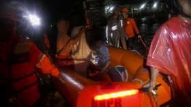 BPBD Bantul Kerahkan Perahu Karet Evakuasi Warga Terjebak Banjir