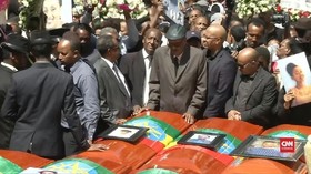 VIDEO: Pemakaman Simbolis Korban Ethiopian Airlines Digelar