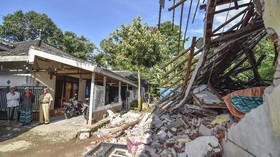 Gempa Sukabumi Rusak 202 Rumah, 3 Luka, 173 Mengungsi