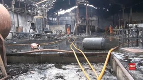VIDEO: Gudang Kemasan Air Mineral Terbakar