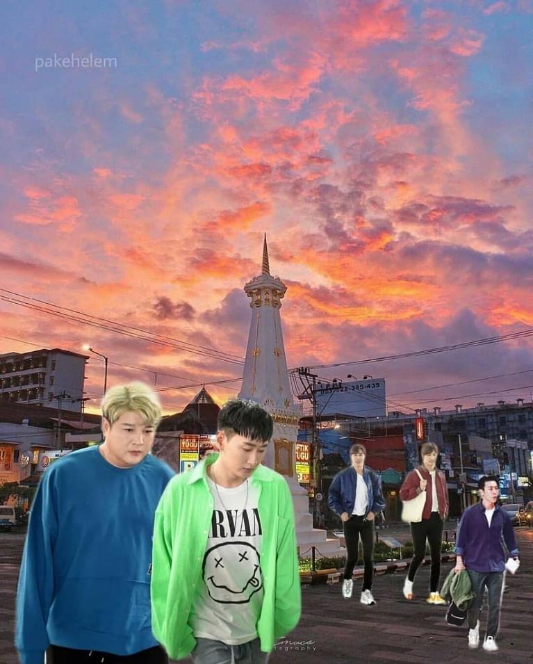 Meme Kocak Personel Super Junior Syuting di Yogyakarta Para personel Super Junior telah bertolak untuk menjalankan syuting di Yogyakarta. Saking kreatifnya, berikut meme kocak yang dibikin oleh para ELF Indonesia.