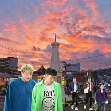 Meme Kocak Personel Super Junior Syuting di Yogyakarta