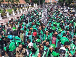 Ribuan Driver Online se-Jatim Gelar Demo Frontal Jilid 2