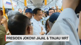 Presiden Jokowi Jajal & Tinjau MRT