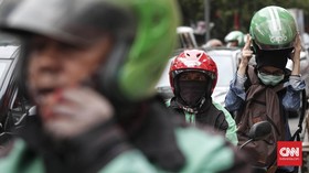 Ojek Online Boleh Beroperasi Selama PSBB Total Jakarta