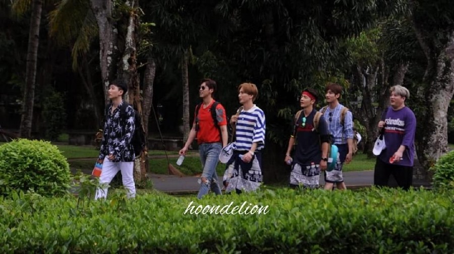 Sebelum Super Junior, dua seleb dunia ini terlebih dulu syuting di Candi Borobudur, Magelang, Yogyakarta.
