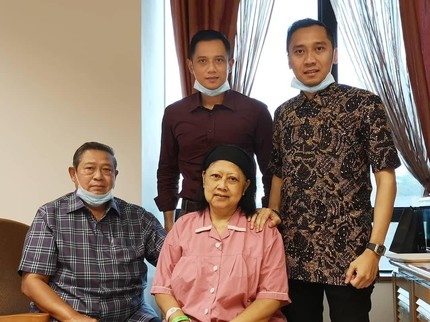Dukungan Anak dan Cucu untuk Kesembuhan Ani Yudhoyono