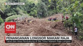 Penanganan Longsor Makam Raja Mataram Imogiri