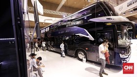 FOTO: Melihat Calon Bus Listrik Transportasi Jakarta