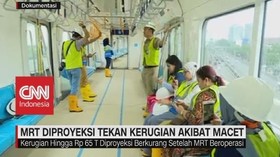 MRT Diproyeksi Tekan Kerugian Akibat Macet