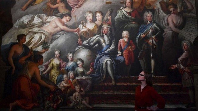 FOTO: Wajah Aula Barok di Inggris Usai Renovasi