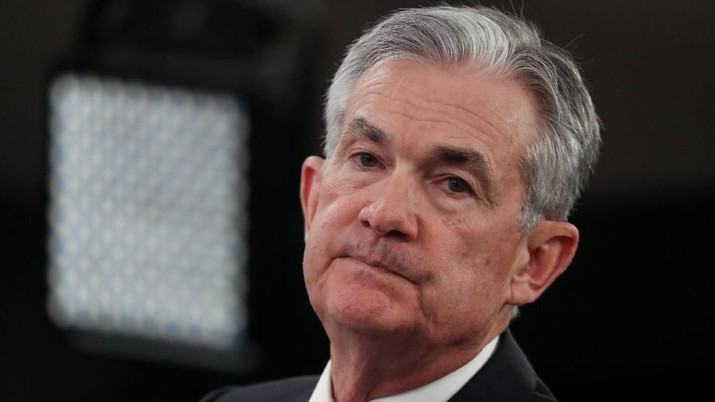 U.S. Federal Reserve Chairman Jerome Powell holds a news conference following the two-day Federal Open Market Committee (FOMC) policy meeting in Washington, U.S., March 20, 2019. REUTERS/Jonathan Ernst