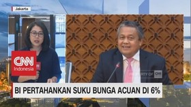 BI Pertahankan Suku Bunga Acuan di 6 Persen