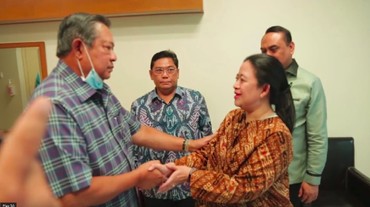 SBY Sambut Hangat Puan Maharani Jenguk Ibu Ani di Singapura