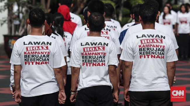 Wacana Menkopolhukam Wiranto soal pelaku hoaks bisa dijerat Undang-Undang Nomor 5 Tahun 2018 tentang Pemberantasan Tindak Pidana Terorisme.