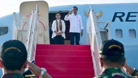 Terbang ke Sulut, Jokowi Tinjau Infrastruktur Pariwisata