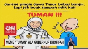 Meme 'Tuman' Ala Gubernur Khofifah