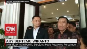 AHY Bertemu Wiranto, Bahas Apa?