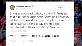 VIDEO: Trump Mendadak Batalkan Sanksi untuk Korea Utara