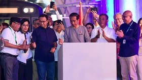 Jokowi Resmikan MRT di Bundaran HI