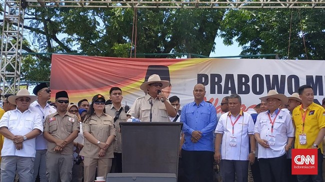 Prabowo Subianto mengaku terlahir dari ibu berdarah Kawanua, Minahasa. Dia berharap warga Sulawesi Utara mendukungnya di Pilpres 2019.