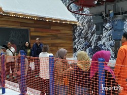 Chairul Tanjung Resmikan Trans Snow World Juanda