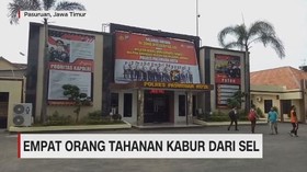 Empat Tahanan Kabur dari Sel
