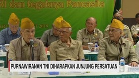 Purnawirawan TNI Diharapkan Junjung Persatuan