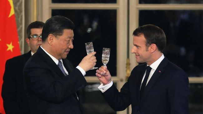 Pujian Presiden Macron untuk Xi Jinping: China Sangat Tulus