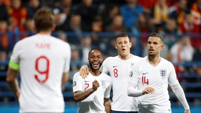Inggris berhasil menaklukkan Bulgaria dengan skor telak dalam laga kualifikasi Piala Eropa 2020 di Stadion Wembley, Sabtu (7/9).