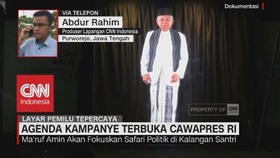 Agenda Kampanye Terbuka Cawapres RI