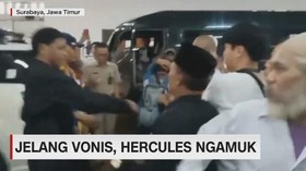 Jelang Vonis, Hercules Ngamuk