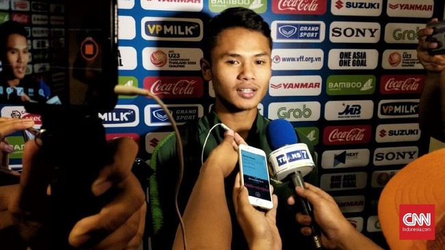 Dimas Drajad menjadi salah satu bintang kemenangan Timnas Indonesia saat mengalahkan Curacao 3-2.