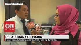 Telat Lapor SPT Pajak, Denda Rp 100 Ribu