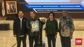 Serahkan LKPP, Sri Mulyani Ingin Pertahankan Opini WTP 2018