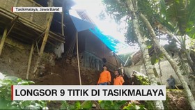 Longsor 9 Titik di Tasikmalaya